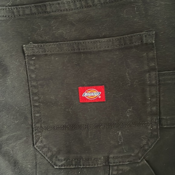 SOLD DICKIES Black denim overalls - Picture 2 of 5